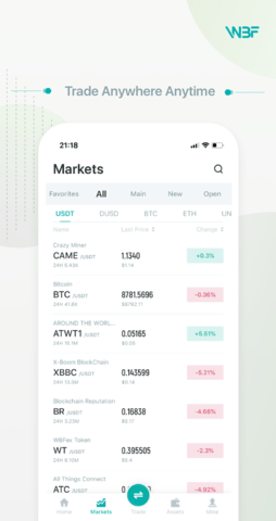 瓦特wbf交易所最新app下载 3.3.1 安卓版