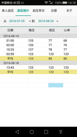 高血压记录本下载 8.6 安卓版